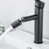 Bathroom Sink Faucets Creative Stainless Steel Basin Faucet Black Paint And Cold Mixing Wash