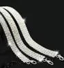 Bridal Wedding Party Prom Multirow Stretch Rhinestone Choker Halsband Stretchy Elasticated Chokers Bling Halsband 4830764