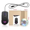 Mice ZEROGATE S600 Adjustable 4800DPI Ergonomic USB Wired RGB Backlit Notebook Desktop Gaming Mouse Macro Definition Gaming Mouse