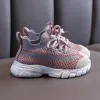 Baskets Petit garçon filles enfants baskets maille tricoté respirant Eva semelle souple bébé enfant en bas âge 2130 chaussures 16 ans enfants chaussures pour le sport