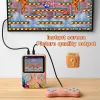 Gracze 666 Games Handheld Console Game Nostalgiczna konsola gier Kolorowa ekran retro zabawka dwie role gamepad i av boy game konsola