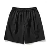 Shorts pour hommes 2024 Noir Blanc Kaki Rouge Gris Polyester Shortpant Hommes Femmes Lâche Casual Culotte Quotidienne