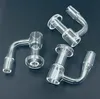 Banger épais clou de quartz sans dôme 10mm 14mm 18mm mâle femelle 90/45 degrés 100% vrais ongles de quartz Banger expédition rapide