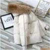 Womens Trench Coats Parkas Hoodies Jackets Clothing Winter Clothes Women 2024 Quilted Jacket Warm Tops Loose Casual Coat Trendy Drop D Otdzp