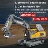 Bilar 4WD Super Engineering fordon Remote Control RC Car Radio Off Road 4x4 Excavator Dump Truck Bulldozer Kids Toys Gift