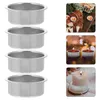 Candle Holders 4 Pcs Metal Cup Decorative Holder Wedding Decorations For Ceremony Mini Candleholders