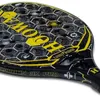 Tennisrackets HOOWAN LIGHTNING Strandtennisracket 3K PRO Koolstofvezel T700 Ruw oppervlak Superzacht Zwart EVA-kern 20MML2402