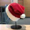 Berretti Cappello da Babbo Natale alla moda Natale Rosso Bianco Lana selvaggia per coppia Abbigliamento quotidiano