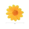 Flores decorativas 100 Uds cabezas de flores de Margarita coloridas cabeza de tela de Gerbera artificial fiesta de boda decoración artesanal DIY