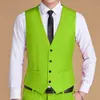 Suit Vest Men Jacket Sleeveless Vintage Fashion Spring Autumn Plus Size Waistcoat Chaleco Traje Hombre Wedding 240228