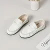 Chaussures pour enfants de printemps en plein air Chaussures décontractées Baby Girls Slip on Penny Locage en bas âge blanc Fashion Fashion Boys School Moccasin Nouveau