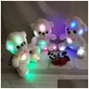 Plush Dolls P Doll Led Colorf Flash Light Bear Animals Stuffed Toys Size 20Cm - 22Cm Bears Gift For Children Christmas Gifts Valenti Dh0Xp