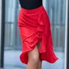 Stage Wear Ballroom Latin Dance Skirt 2024 Women Practise Performance Costume Salsa Samba Tango Cha-Cha Shorts