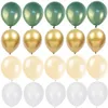 Nouveau Nouveau 20 pièces vert or blanc Latex confettis ballons Jungle Safari Animal bébé douche anniversaire fête de mariage décorations Globos