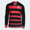 24 25 Flamengo Futebol Jerseys 2024 2025 Fãs Versão Jogador Homens Mulheres Camisas de Futebol Crianças Kits Camisa De Futebol Manga Longa PEDRO DIEGO GERSON GABI LORRAN PULGAR