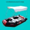Attrezzatura Tenda parasole per barche in tessuto resistente ai raggi UV impermeabile ispessimento regolabile per 1,75 ~ 3,6 m Iatable Barca da pesca d'assalto