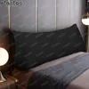 Kingsize Katoen Linnen Driehoek Rugkussenhoes Bed Hoofdeinde Rugleuning Lange Kussensloop Sofa Beddengoed Tatami Home Decor 240220