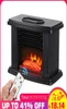 1000W Electric Fireplace Hater with Remote Control Fireplace Electric Flame Decoration Portable Indoor Space Heater for Bedroom2891834591