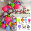 Nouveau Nouveau 119/121 pièces décoration de fête à thème ballons Disco coloré ballon arc guirlande pour retour à 80S 90S anniversaire approvisionnement