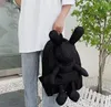 2024 милый крутой кролик мультфильм мужской и женский рюкзак новая модная дорожная сумка большой вместимости милый кролик школьный рюкзак