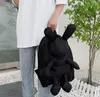 Mochila para hombre y mujer con dibujos de conejos, bolso de viaje a la moda de gran capacidad, bonita mochila escolar con conejo, 2024