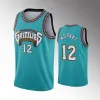 Homens Mulheres Juventude Memphis''grizzlies''men Ja Morant Jaren Jackson Jr. Brandon Clarke Jonas Valanciunas Classic Teal Personalizado Aniversário Jersey