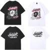 Tasarımcı Tshirts Hellstar Gömlek Erkekler Tshirts Kısa Kollu Tee Graffiti Yazı Folyo Baskı Vintage Siyah Unisex Kısa Kollu Top High Street Retro