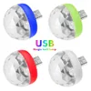 Communications Colorful Shinning LED Lamp USB 2.0 Flashing Family Party Disco Stage Light for Mobile Phone, Power Bank AC Adapter