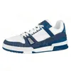 Trainer Sneaker Designer Virgil trainer Donna UomoEly Emed Scarpe casual Denim Tela Pelle Abloh Bianco Rosso Blu Nero Lettera Sovrapposizioni Designer di moda Sneakers