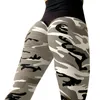 Kvinnors leggings sportbyxor mode kamouflage tryckning träning Legging Fitness Gym Running Athletic Pantalones de Mujer