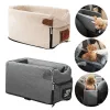 Carrier Dog Car Seat Portable Safety Central Control Nonslip Mjuk varmare justerbar sängbärare för små husdjursresor