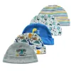 Tillbehör Kiddiezoom 5 st/mycket mode avslappnad söt 06månter nyfödda pojke flicka hattar 100%bomull mjuk spädbarn mössor baby tillbehör
