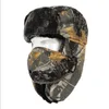 Caschi tattici Uomo Donna Cappello da caccia invernale Cappello da trekking mimetico bionico Caccia esterna Berretto termico caldo Colbacco Orecchio antivento capanna militareL2402