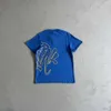 新しいSynaworld Tee Cobalt/Yellow Blue Hemp Rope Tシャツセット