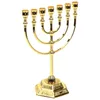 Bougeoirs classique juif Menorah porte-branche Israël Jérusalem Temple chandelier candélabre rétro support décoration de la maison