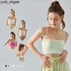 Lu Lu Align With Multi-style Wear Training Top Elastic Sport Yoga Lemon LL Bra Fitness Vest com Peito Pad Cueca Sexy Dance Tube Top