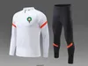 Marrocos masculino futebol treino ao ar livre correndo terno de treinamento outono e inverno crianças kits casa personalizado