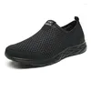 Casual Shoes Breathable Mesh Men Summer Sneakers Outdoor Walking 2024 Lightweight Slip-on Sandals Zapatos De Hombre