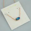 Mode Druzy Stone Lichtgewicht mode trendy hanger ketting voor dames en meisjes