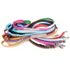 Laux New Diamand Pu Leather Pet Pet Dog Collar et laisse bling strassons collier Pet Walking Leads for Small Medium Dog Pet Supplie