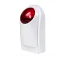 Detector G90B Plus Sirena inalámbrica al aire libre Flasión de luz estroboscópica roja Sistema de alarma de seguridad para el hogar 110dB