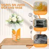 Jarrones Jarrón de jugo de naranja Caja vintage Linda decoración de flores creativa Cerámica Decorativo multiusos para