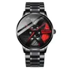 Top Horloge Merk Auto Wiel Custom Design Sport Velg Horloges Roestvrij Staal Waterdicht Hele 2021 Mannen Pols Watches187u