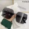 Family Hs sunglasses of the same style womens street photo 2024 new big face slim anti ultraviolet fashionable Sunglasses FMNY