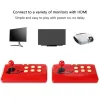 Joysticks 32bit Wireless Arcade Joystick Game Console 2.4 Wireless Hdmicompatible Output Small Fighting Arcade Game Console 1788 Game