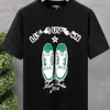 Men's T-shirts Designer Short Sleeve 2023 New Summer Korean Personalized Shoes Printed Round Neck Pullover T-shirt Top Casual Wear 10RC 0