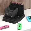 Stands for NS Switch Console Pro Controller Charging Dock Stand 6 Game Disc Storage for Nintendo Switch Nintendoswitch NS Accessories