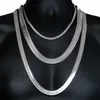 Mens Hip Hop Herringbone Gold Chain 75 1 1 0 2CM Silverguld Färg Färg Benkedjan Uttalande Halsband Högkvalitativ smycken290H