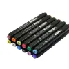 Marqueurs Touchfive 1 Couleurs Single Art Markers Brush Pen Sketch Based Based Markers Double Head Manga Drawing stylos Art Supplies