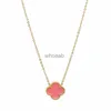 Necklaces designer necklace woman moissanite jewelry men Plated Simple short wide necklace Four-leaf Clover Necklace Necklaces Jewelry 240228